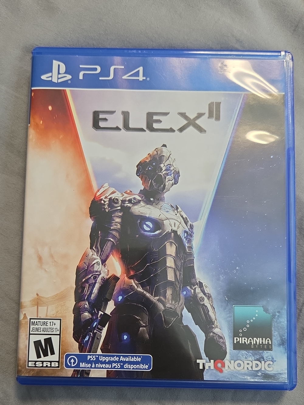 Sony PS4 ELEX II Video Game - Blue Case